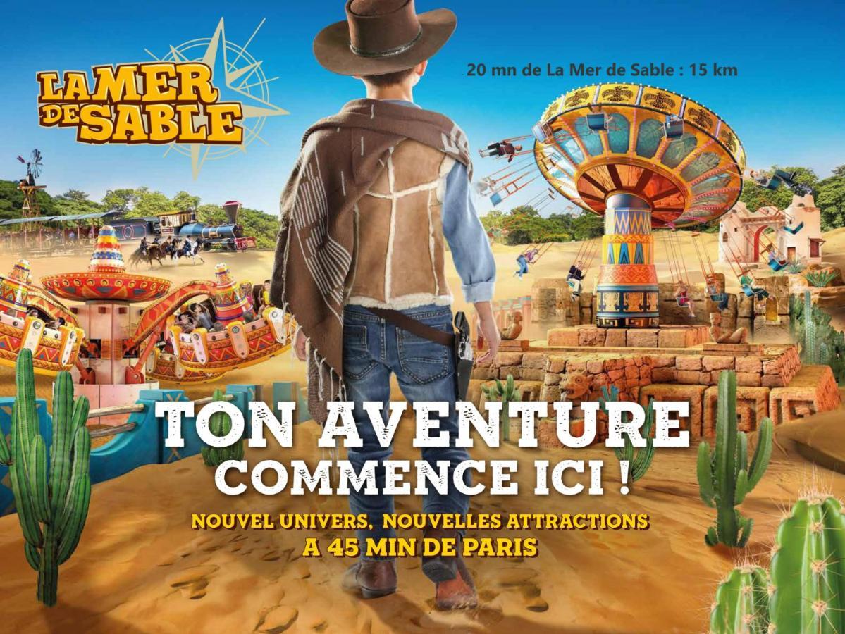 Studio Bleu - Parc Asterix - Mer De Sable - Villepinte - Aeroport Cdg Vemars المظهر الخارجي الصورة